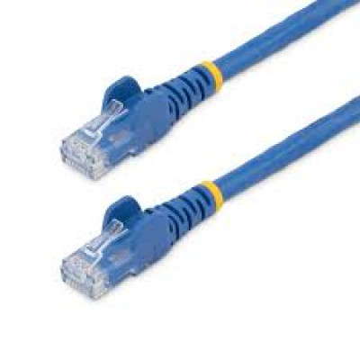 StarTech.com 1.5m CAT6 Ethernet Cable, 10 Gigabit Snagless RJ45 650MHz 100W PoE Patch Cord, CAT 6 10GbE UTP Network Cable w/Strain Relief, Blue, Fluke Tested/Wiring is UL Certified/TIA - Category 6 - 24AWG (N6PATC150CMBL) - Patch cable - RJ-45 (M) to RJ-4